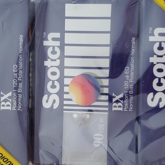 Lot of 8 SCOTCH BX Cassettes 90 min. blank NIP - Picture 3 of 5